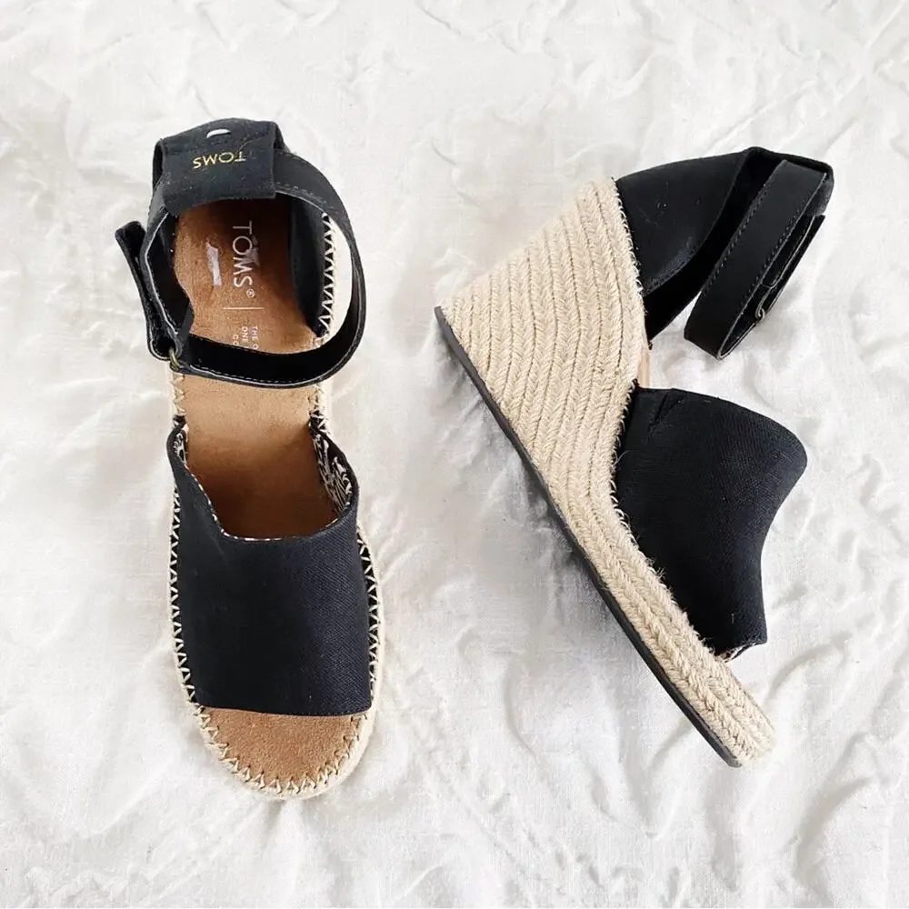TOMS Marisol Espadrille Wedge Sandal Size 11
